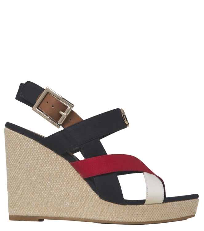 Tommy Hilfiger sandaal <span>FW0FW04739 0KP RWB</span> FW0FW04739 0KP RWB blauw - www.bremmerschoenen.pro - Bremmer Schoenen