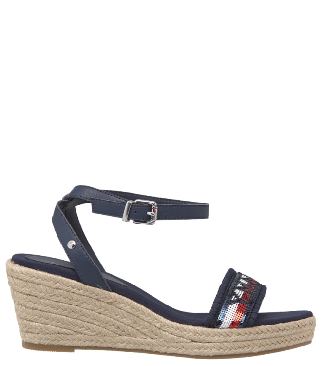 Tommy Hilfiger sandaal <span>FW0FW04934 DB9</span> FW0FW04934 DB9 blauw - www.bremmerschoenen.pro - Bremmer Schoenen