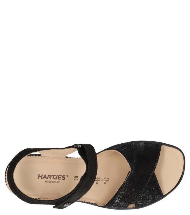 Hartjes sandaal <span>19932 1/1</span> 19932 1/1 zwart - www.bremmerschoenen.pro - Bremmer Schoenen