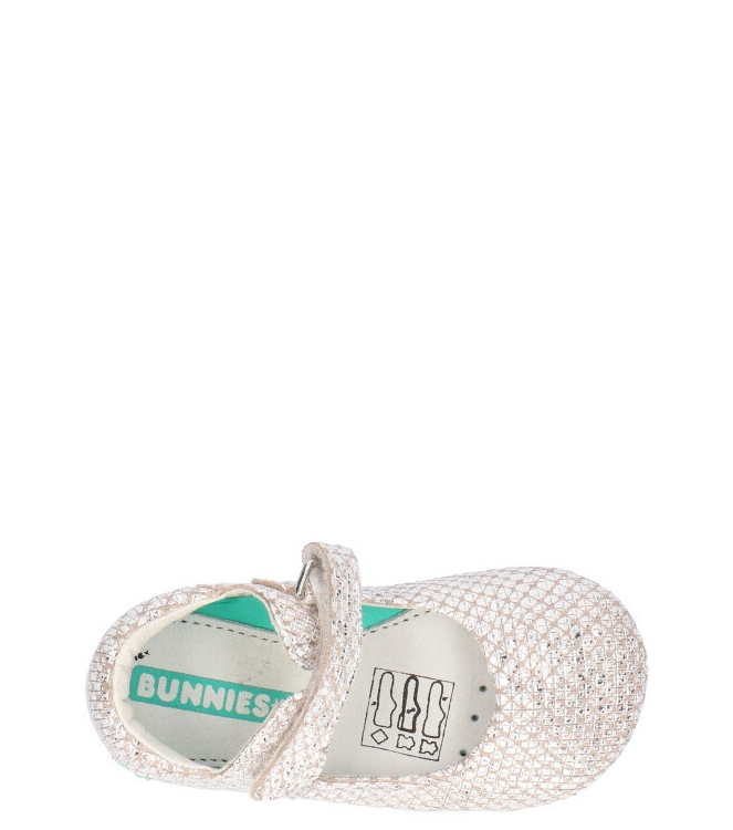 Bunnies JR Bandschoen <span>218110591</span> 218110591 zilver - www.bremmerschoenen.pro - Bremmer Schoenen