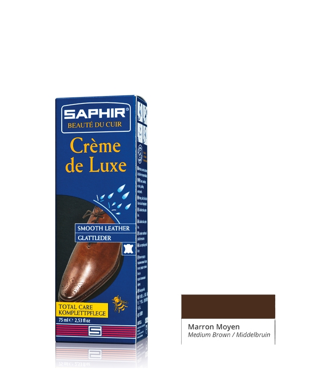 Saphir luxe schoencreme <span>Creme de luxe 37</span> Creme de luxe 37 cognac - www.bremmerschoenen.pro - Bremmer Schoenen