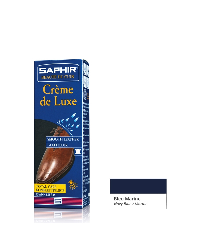 Saphir luxe schoencreme <span>Creme de luxe 06</span> Creme de luxe 06 blauw - www.bremmerschoenen.pro - Bremmer Schoenen