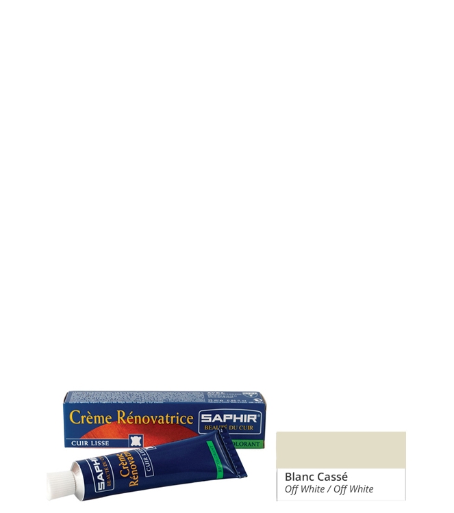 Saphir dekkende schoencreme <span>CREME RENOVATRICE 63</span> CREME RENOVATRICE 63 wit - www.bremmerschoenen.pro - Bremmer Schoenen