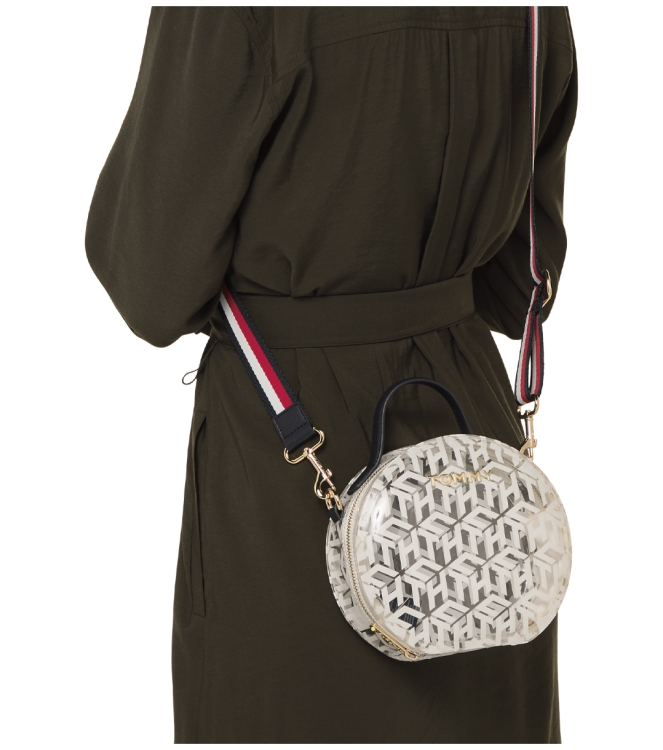Tommy Hilfiger tas <span>AWOAW08303 OK4 Transparent</span> AWOAW08303 OK4 Transparent meerkleurig - www.bremmerschoenen.pro - Bremmer Schoenen