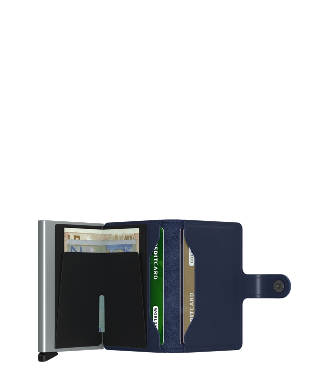 Secrid etui <span>MO Navy Miniwallet</span> MO Navy Miniwallet blauw - www.bremmerschoenen.pro - Bremmer Schoenen