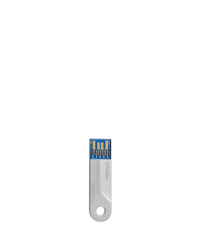 Orbitkey USB 32GB <span>ADDO-2-32GB</span> ADDO-2-32GB zilver - www.bremmerschoenen.pro - Bremmer Schoenen
