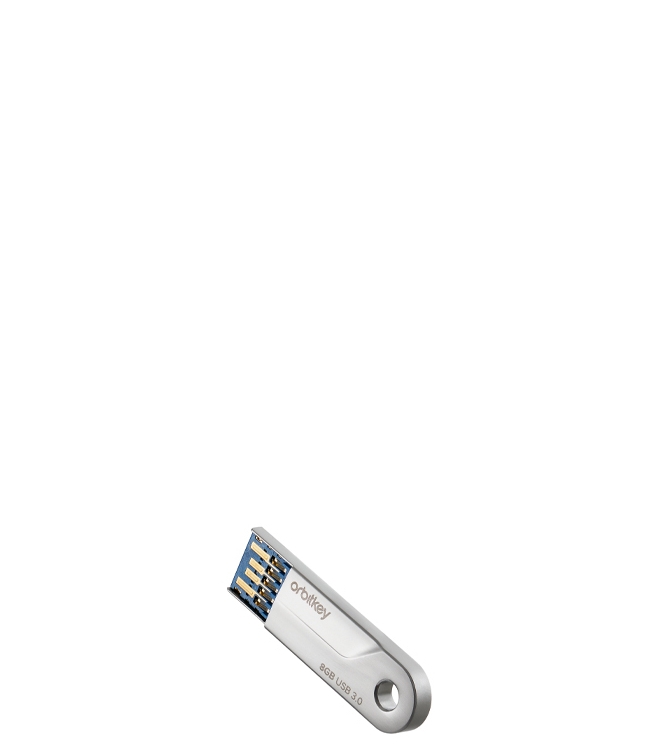 Orbitkey USB 8GB <span>ADDO-2-8GB</span> ADDO-2-8GB zilver - www.bremmerschoenen.pro - Bremmer Schoenen