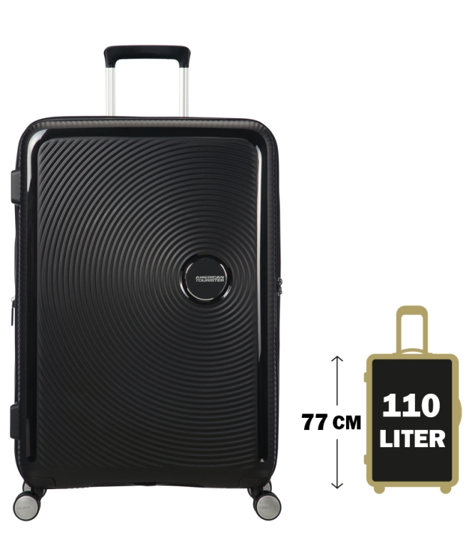 AT koffer <span>88474 1027 Soundbox Spinner 77</span> 88474 1027 Soundbox Spinner 77 zwart - www.bremmerschoenen.pro - Bremmer Schoenen