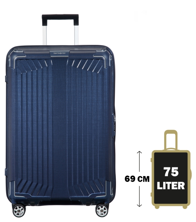 Samsonite Koffer <span>79299 1277/42N*11002 Lite-Box</span> 79299 1277/42N*11002 Lite-Box blauw - www.bremmerschoenen.pro - Bremmer Schoenen
