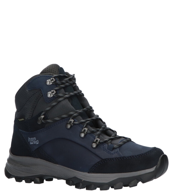 Hanwag Wandelschoen <span>203001-007064 Banks Lady GTX</span> 203001-007064 Banks Lady GTX blauw - www.bremmerschoenen.pro - Bremmer Schoenen